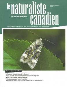 Naturaliste canadien, volume 141 (2), été 2017