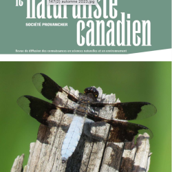 La première tranche du numéro d’automne 2023 du Naturaliste canadien est  disponible